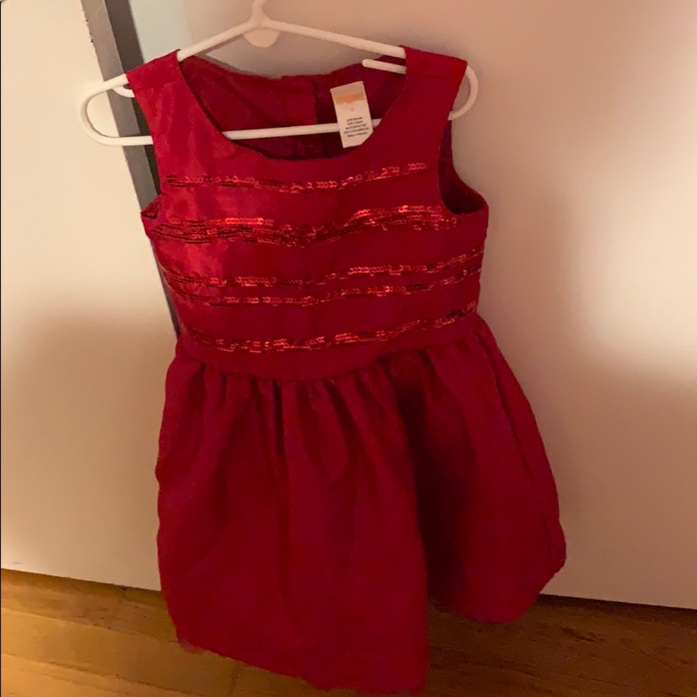 Size 5T girls Gymboree red formal dress